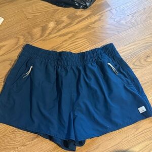 Vuori Navy Athletic Shorts